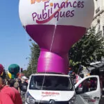montgolfière pour manifestation solidarité finance