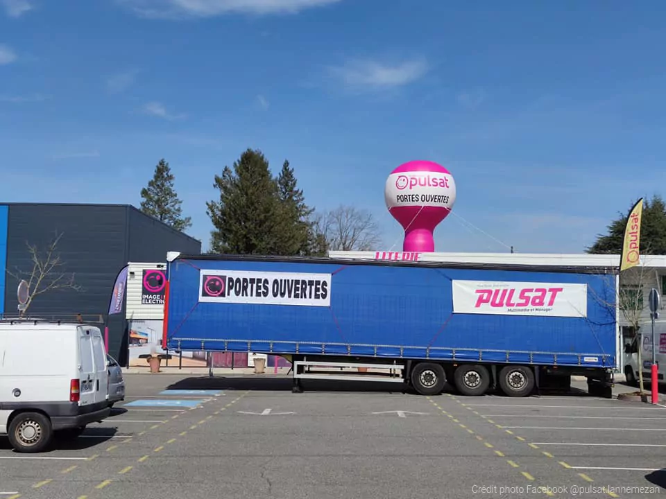 montgolfière ventilée  plusat pour porte ouverte