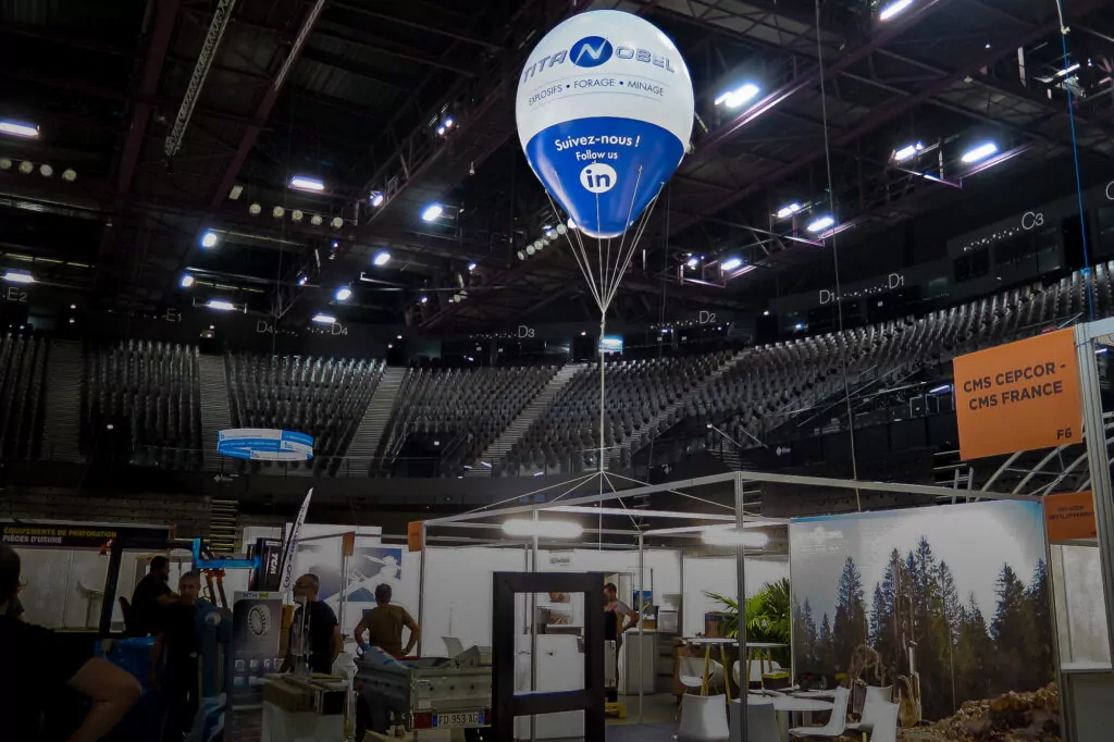 titanobel montgolfiere hélium pour salon